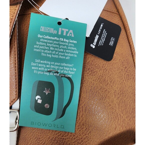 Bioworld Cowboy Bebop Ein Corgi Dog Collector Pin ITA Mini Backpack - Picture 13 of 15